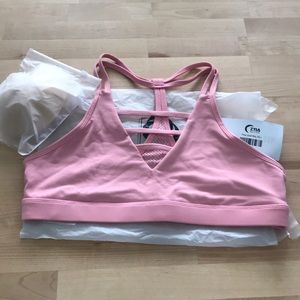 ZYIA Pink Grid bra NWT XL